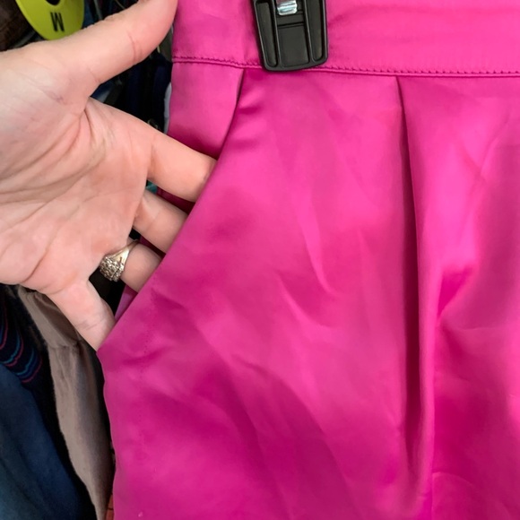 GLAM Pink Satin Shorts large - Picture 2 of 5